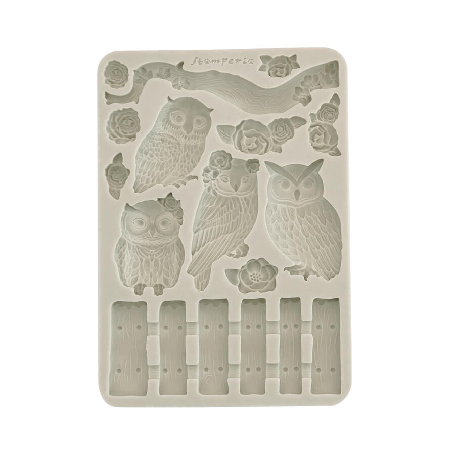 Stampo in silicone A5 The Owl's House Gufetti