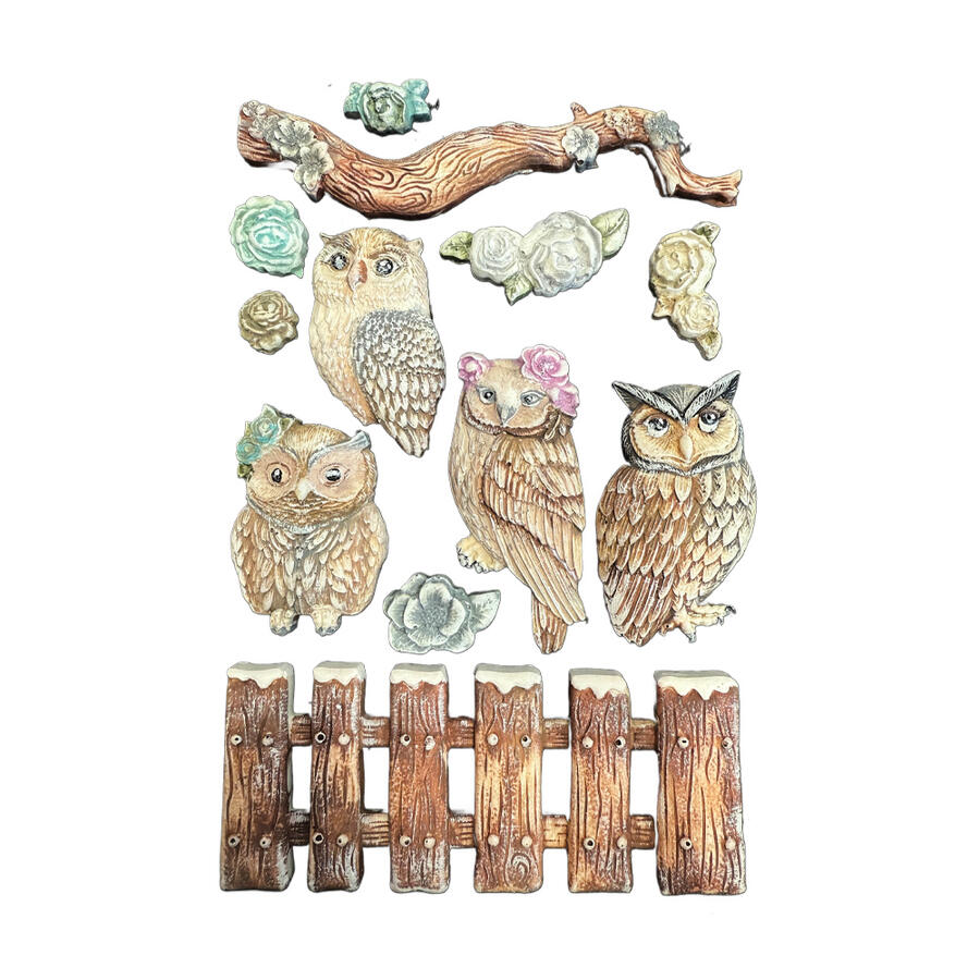 Stampo in silicone A5 The Owl's House Gufetti