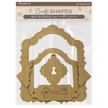 Crafty shapes Alice in Christmas Cornici e chiavi
