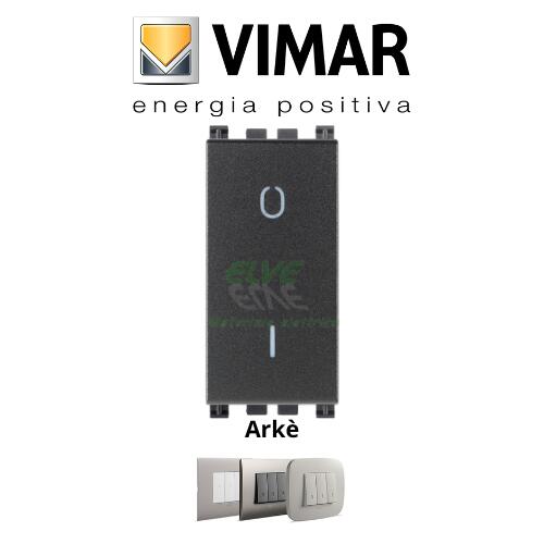 VIMAR - 19015 ARKE' Interruttore 2P 16AX grigio