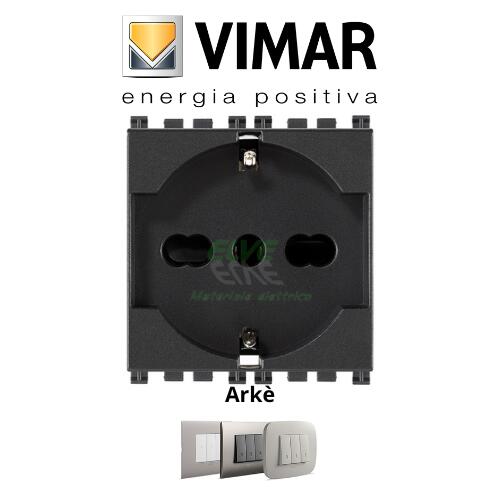 VIMAR - 19210 ARKE' Presa 2P+T 16A universale grigio