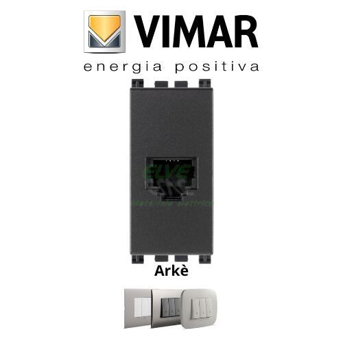 VIMAR - 19320 ARKE' Presa RJ11 6/4 grigio