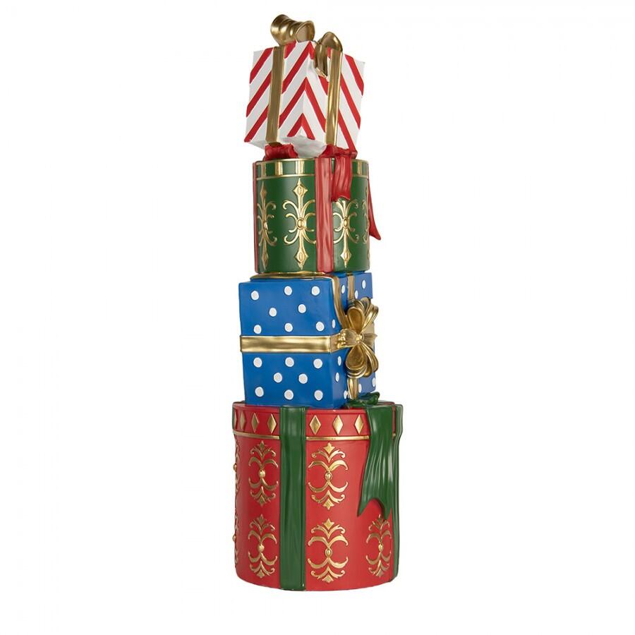 Clayre & Eef - Decorazione di Regali di Natale Impilati  23x22x71 