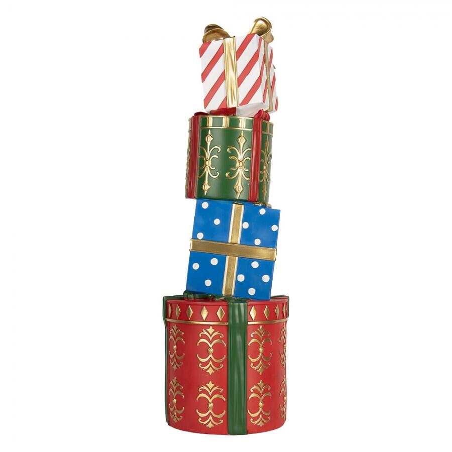 Clayre & Eef - Decorazione di Regali di Natale Impilati  23x22x71 