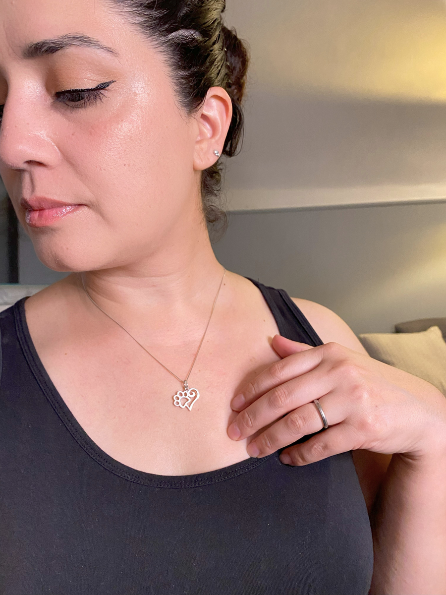 Cuore & Paw print, collar