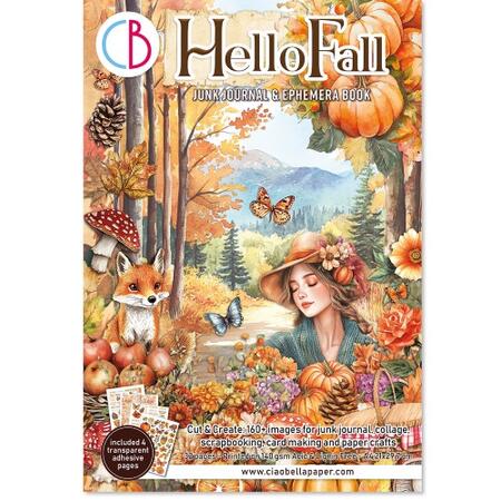 Junk Journal Ephemera Book Hello Fall