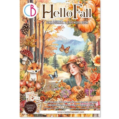 Junk Journal Ephemera Book Hello Fall