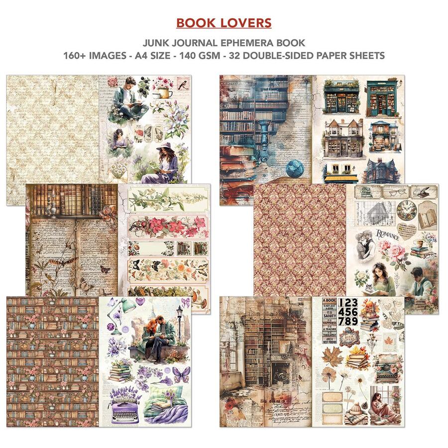 Junk Journal Ephemera Book Book Lovers