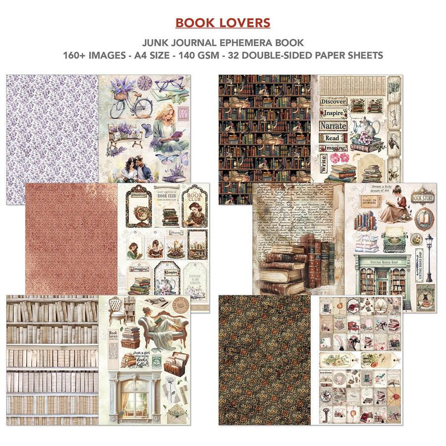Junk Journal Ephemera Book Book Lovers