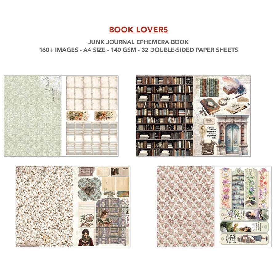 Junk Journal Ephemera Book Book Lovers