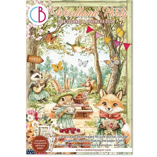 Junk Journal Ephemera Book Woodland Party