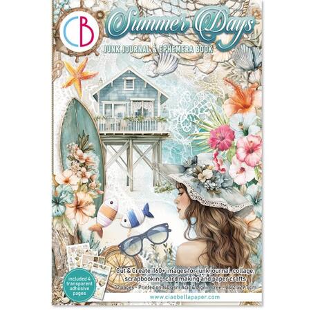 Junk Journal Ephemera Book Summer Days