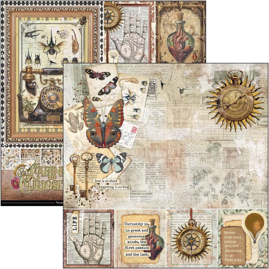 Cabinet of Curiosities Paper pad 30,5 x 30,5