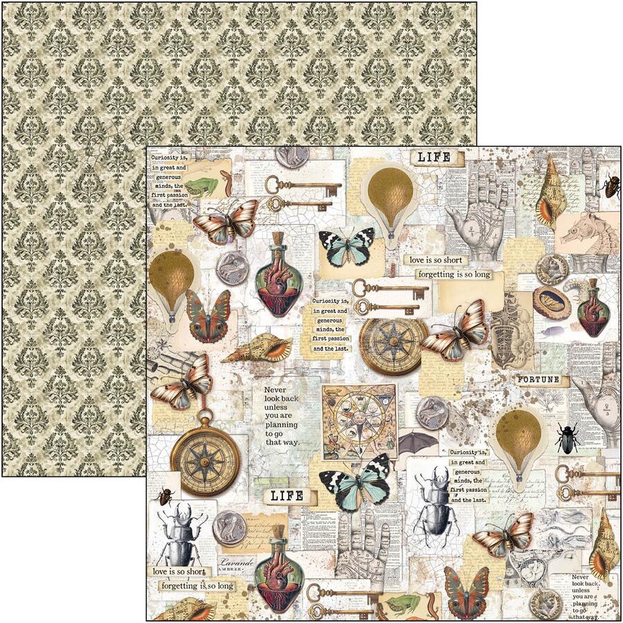 Cabinet of Curiosities Paper pad 30,5 x 30,5