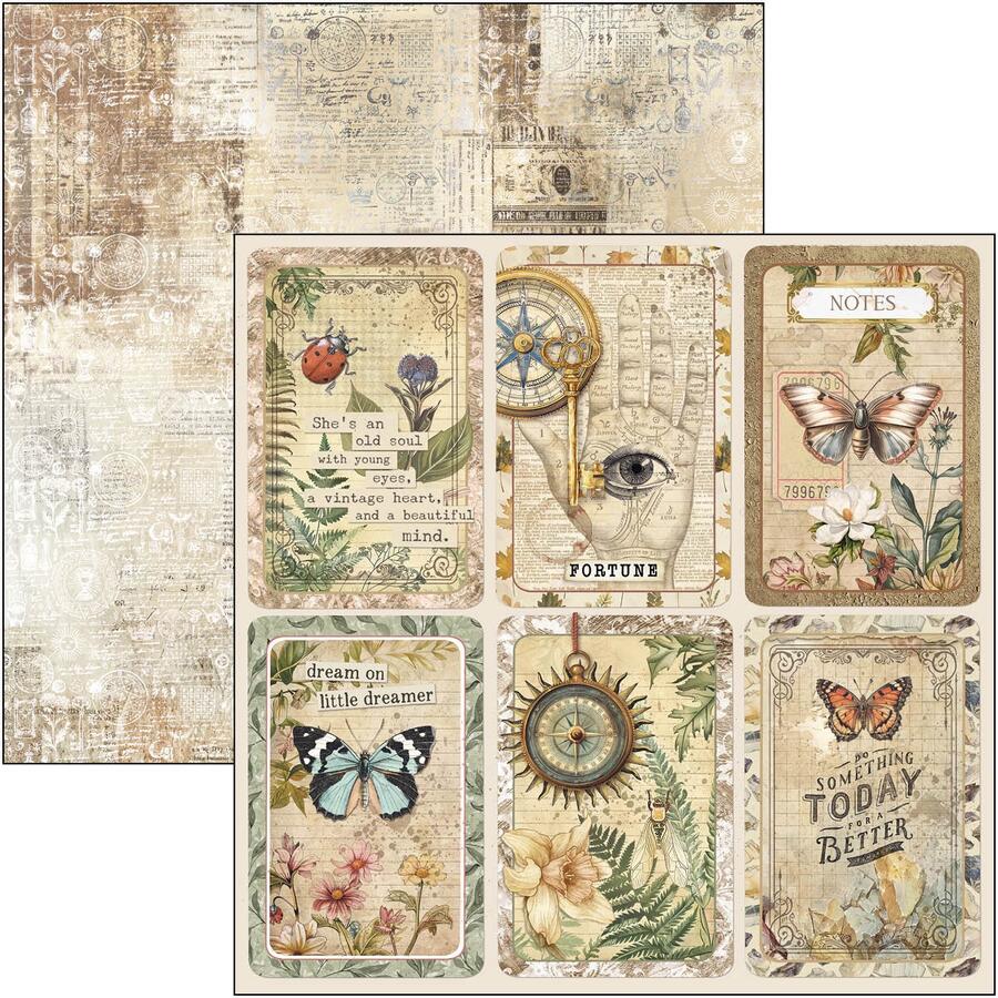 Cabinet of Curiosities Paper pad 30,5 x 30,5
