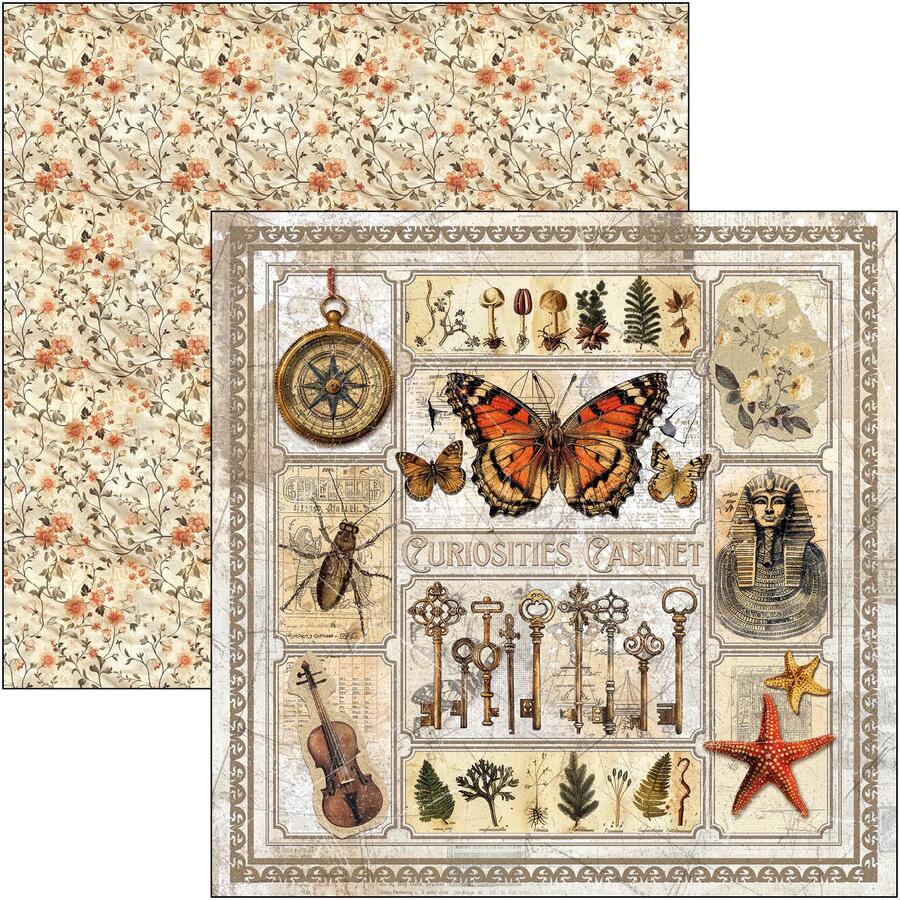 Cabinet of Curiosities Paper pad 30,5 x 30,5