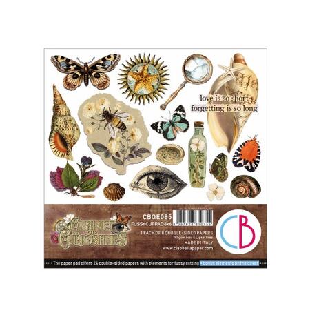 Cabinet of Curiosities Fussy Cut pad 15 x 15 cm