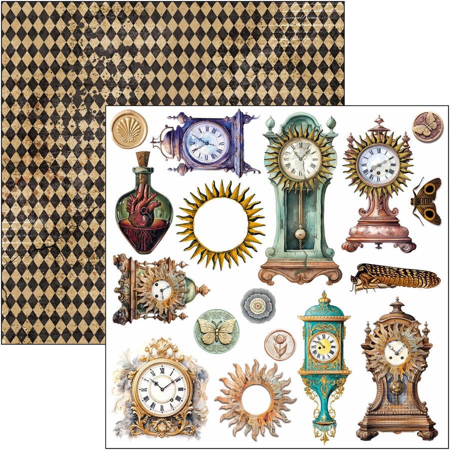 Cabinet of Curiosities Fussy Cut pad 15 x 15 cm