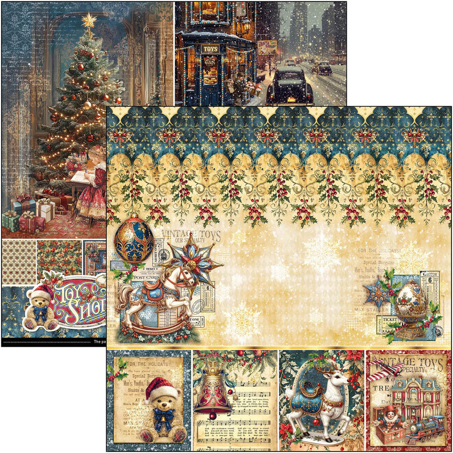 Toy Shop Paper Pad 20,3 x 20,3