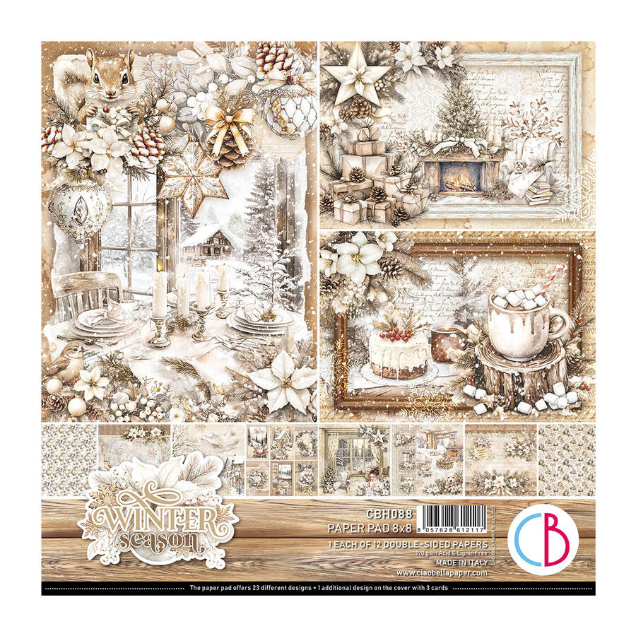 Winter Season Paper Pad 20,3 x 20,3