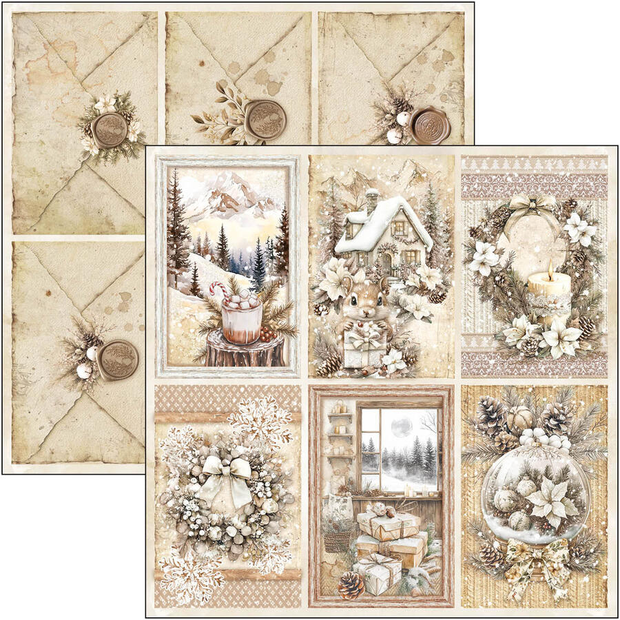 Winter Season Paper Pad 20,3 x 20,3