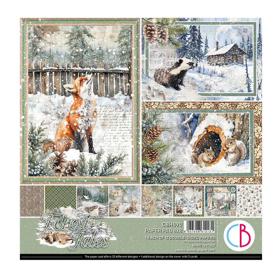 Forest Tales Paper Pad 20,3 x 20,3