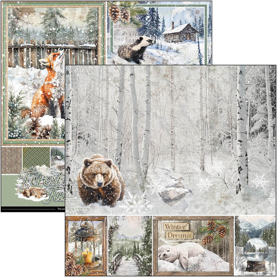 Forest Tales Paper Pad 20,3 x 20,3