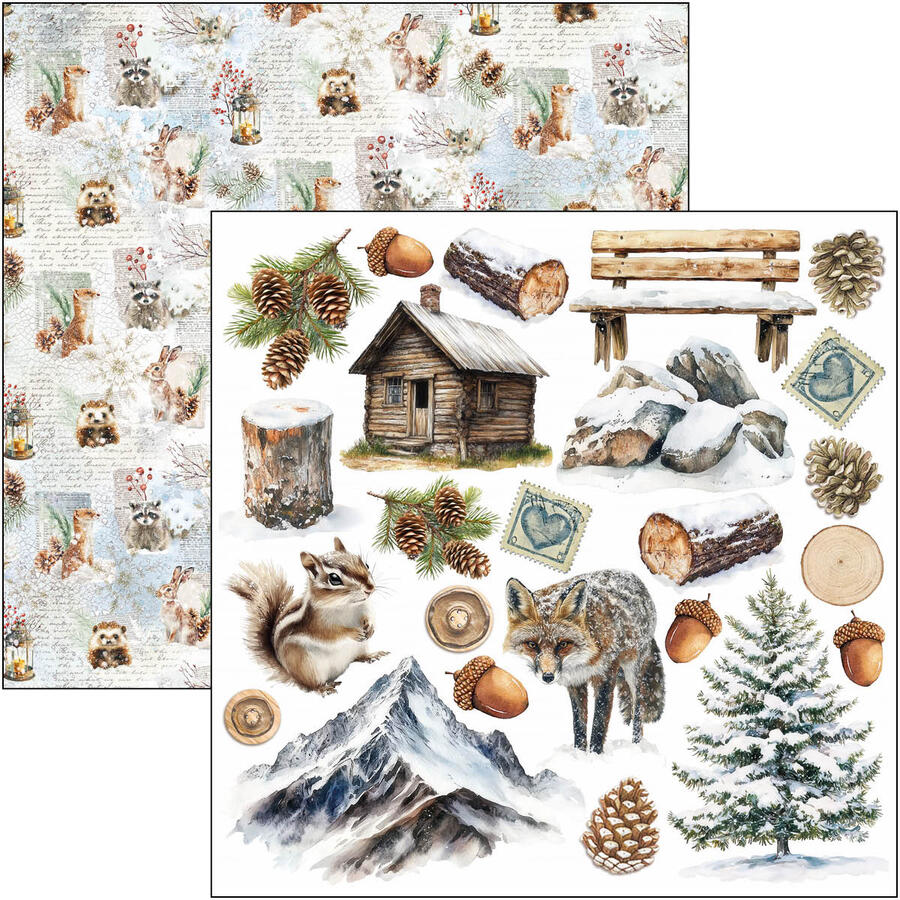 Forest Tales Fussy Cut pad 15 x 15 cm