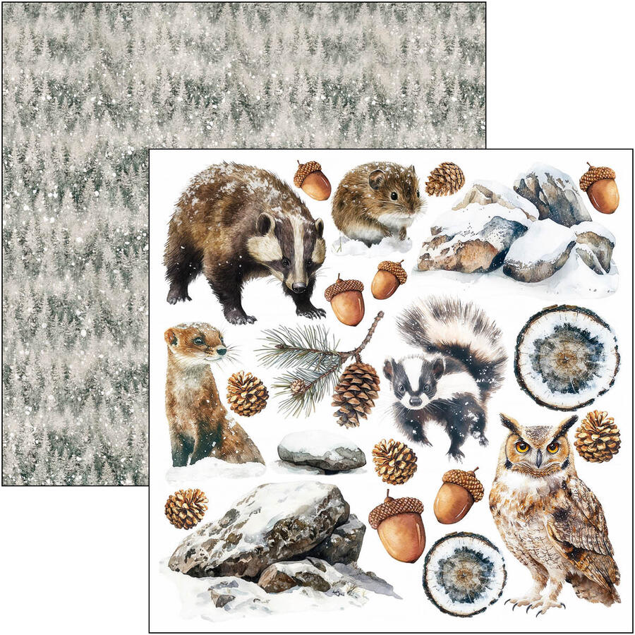 Forest Tales Fussy Cut pad 15 x 15 cm