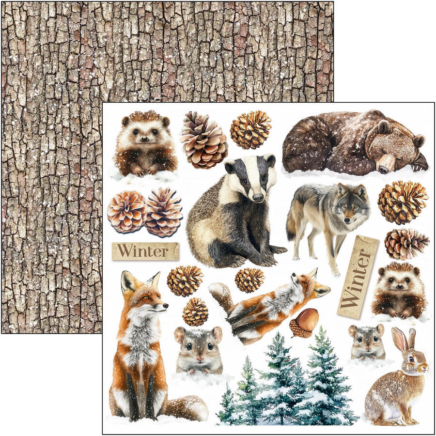 Forest Tales Fussy Cut pad 15 x 15 cm