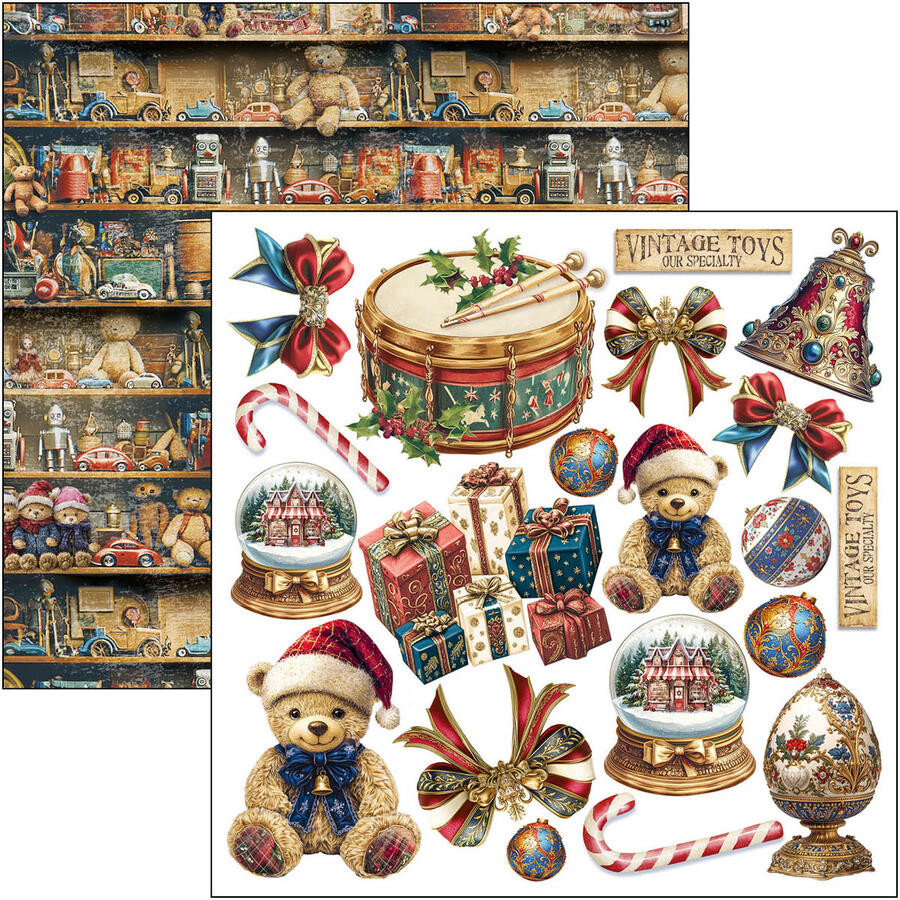 Toy Shop Fussy Cut pad 15 x 15 cm