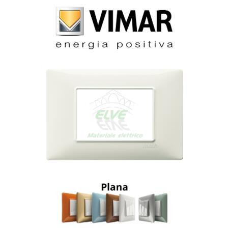 VIMAR - 14653.02 PLANA Placca 3 moduli avorio