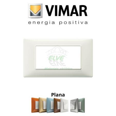 VIMAR - 14654.02 PLANA Placca 4 moduli avorio