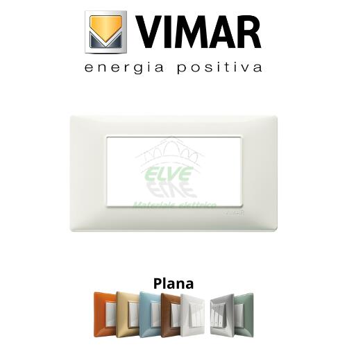 VIMAR - 14654.02 PLANA Placca 4 moduli avorio