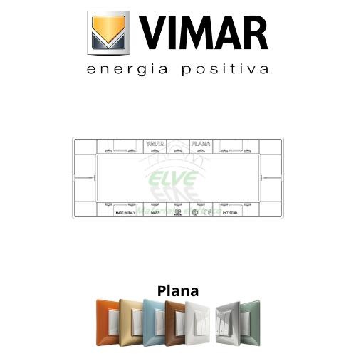 VIMAR - 14657.02 PLANA Placca 7 moduli avorio