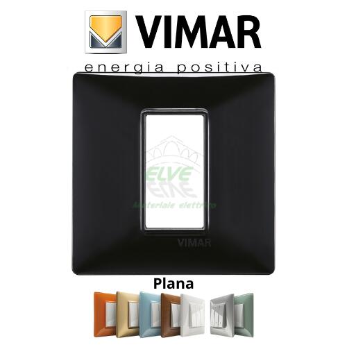VIMAR - 14641.05 PLANA  Placca 1 modulo nero