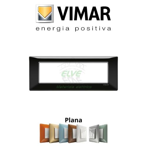 VIMAR - 14657.05 PLANA Placca 7 moduli nero