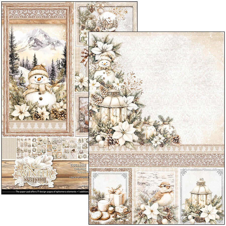 Winter Season Creative Pad A4