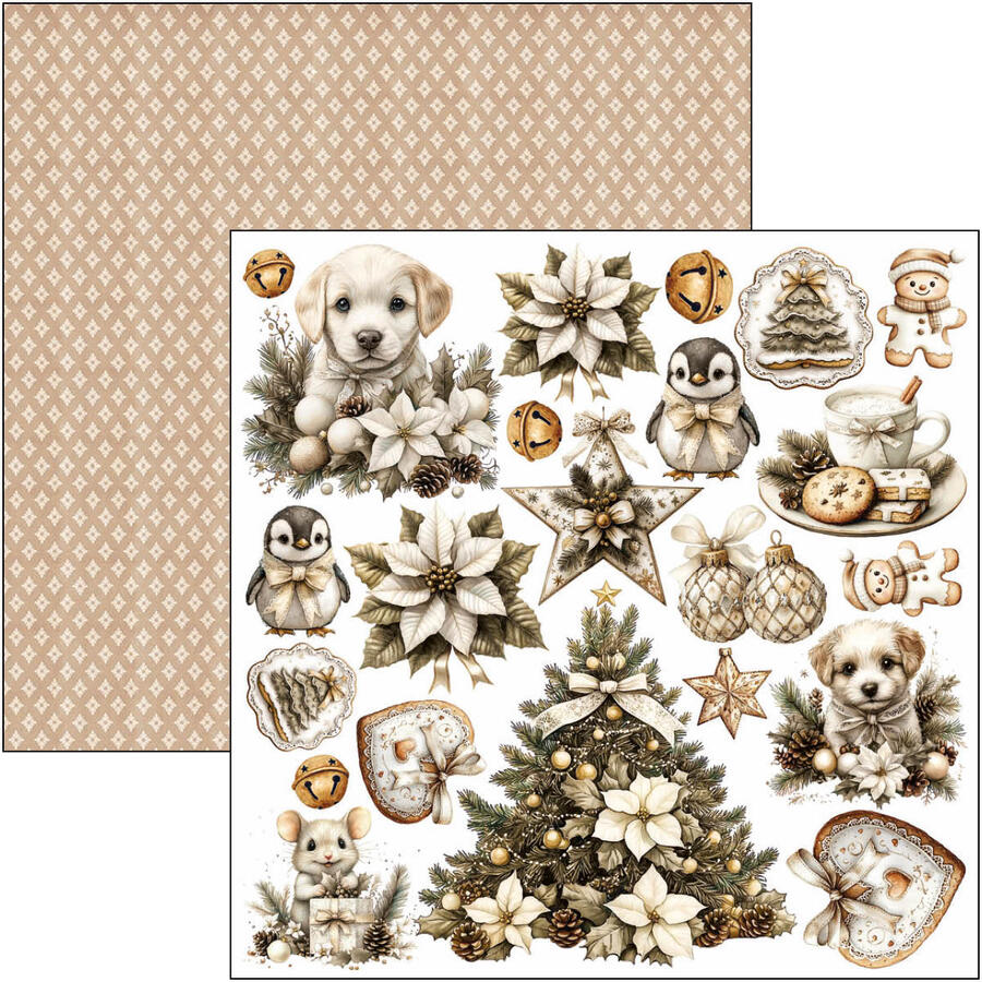 Winter Season Fussy Cut pad 15 x 15 cm