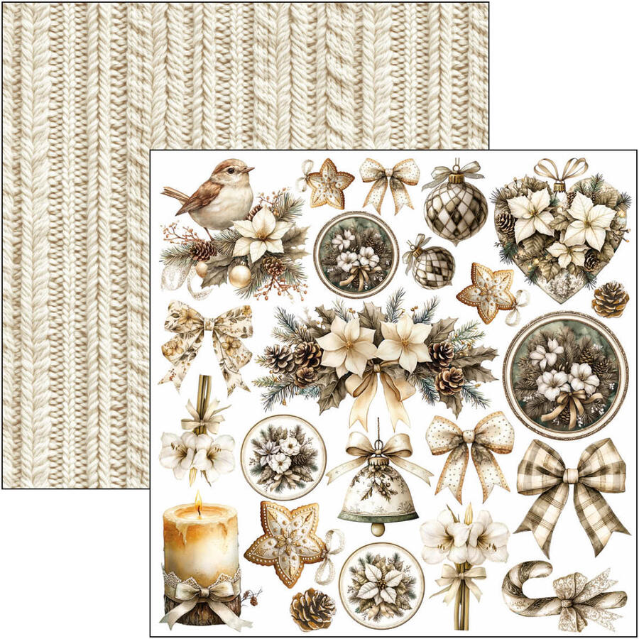 Winter Season Fussy Cut pad 15 x 15 cm