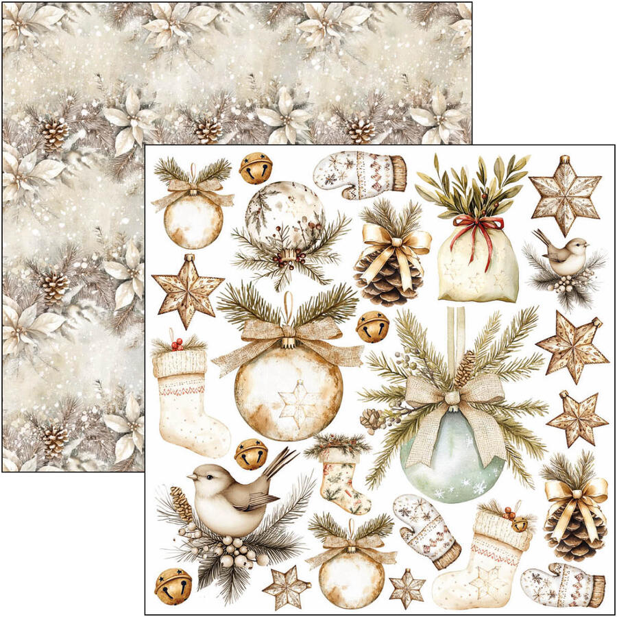 Winter Season Fussy Cut pad 15 x 15 cm