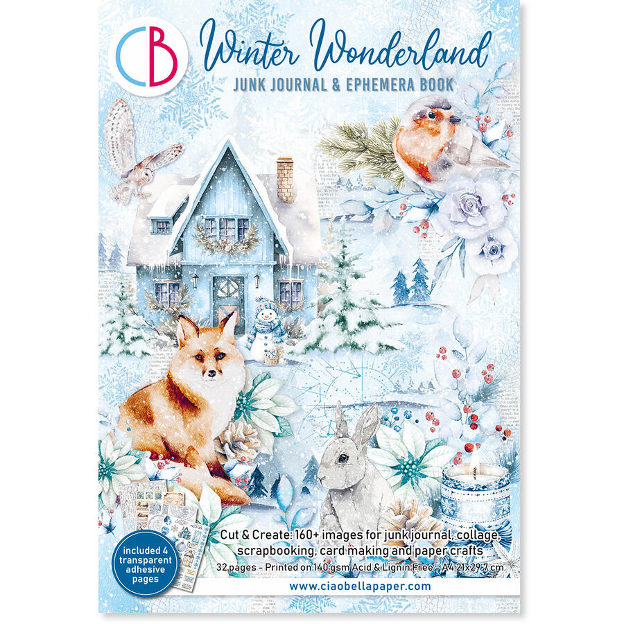Junk Journal Ephemera Winter Wonderland