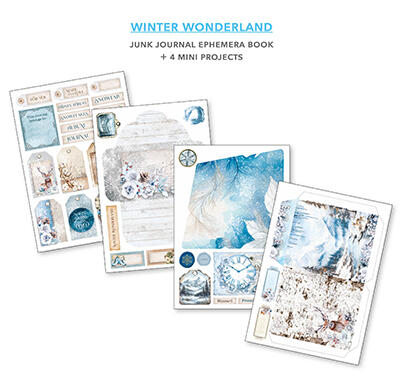 Junk Journal Ephemera Winter Wonderland