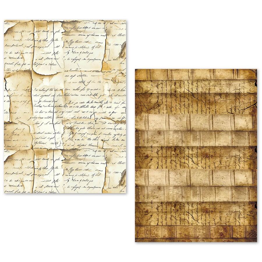 Tissue Paper set A5 24 fogli Vintage manuscripts
