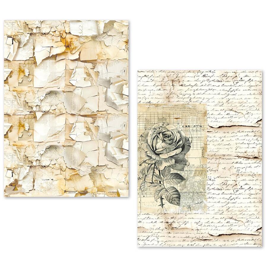Tissue Paper set A5 24 fogli Vintage manuscripts