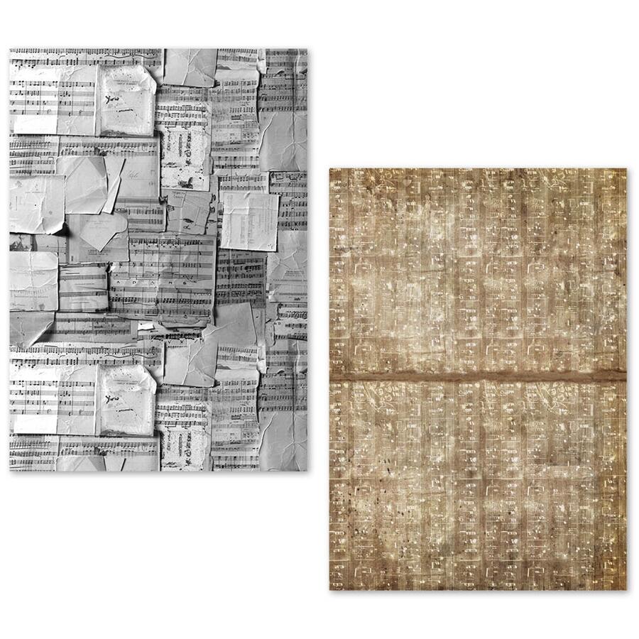 Tissue Paper set A5 24 fogli Music Sheet