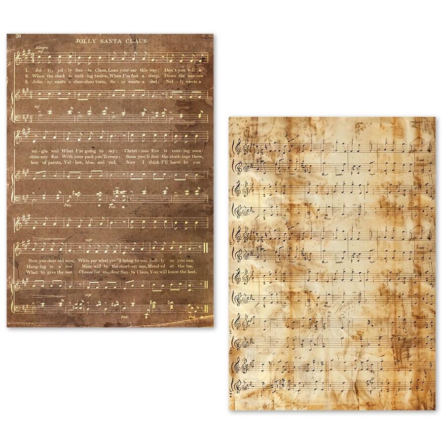 Tissue Paper set A5 24 fogli Music Sheet