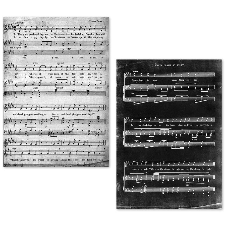 Tissue Paper set A5 24 fogli Music Sheet