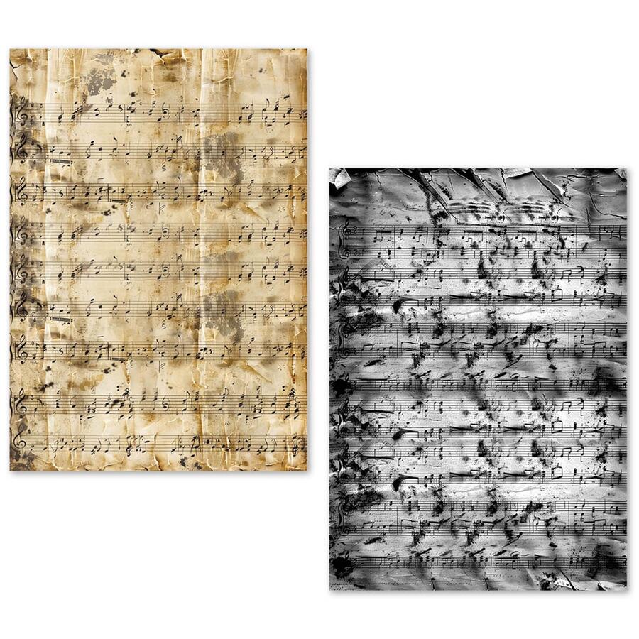 Tissue Paper set A5 24 fogli Music Sheet