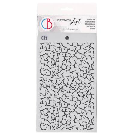 Texture Stencil 12,5 x 20 Crackling